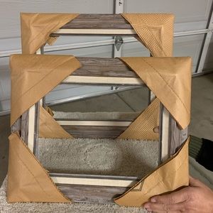 Brand new 3 picture frames.  2 matching